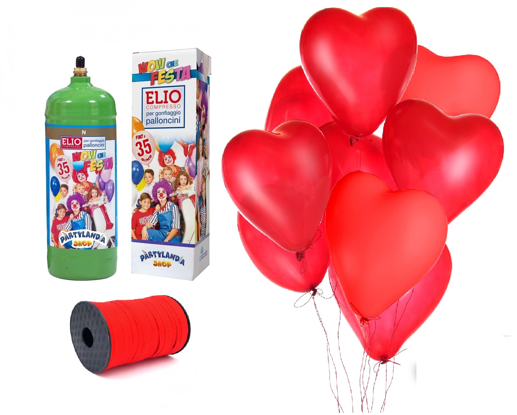 kit palloncini cuore fai da te - Party House Roma